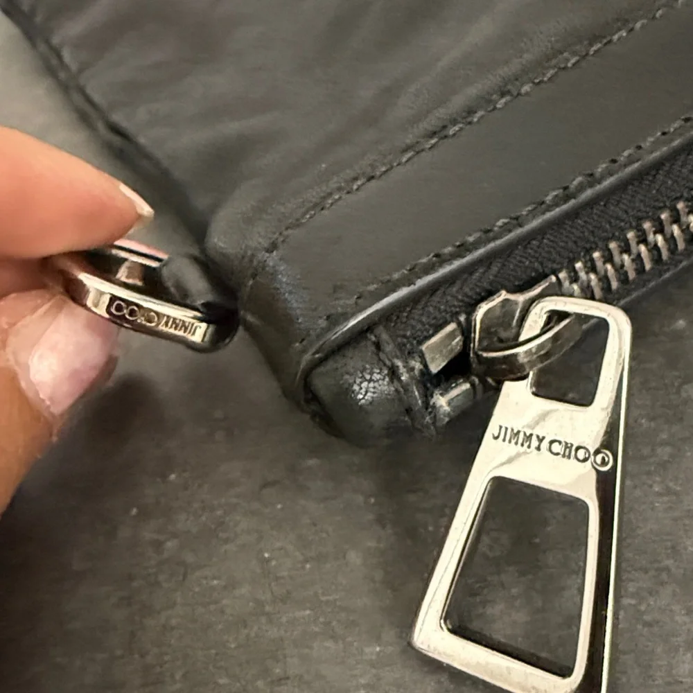 Preloved Jimmy Choo star studded bag. Men/ women clutch, wristlet, tablet bag - Picture 5 of 12